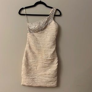 One shoulder dress. Worn once.